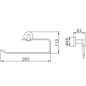 Держатель для бумажных полотенец FRAP F1703-2