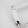 Держатель для полотенец FRAP F808 с полкой и крючками, поворотный, хром