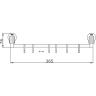 Держатель с 5-ю крючками FRAP F3315-5