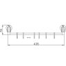 Держатель с 6-ю крючками FRAP F3315-6