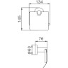 Держатель туалетной бумаги FRAP 302 F30203