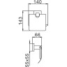 Держатель туалетной бумаги FRAP 303 F30303