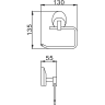 Держатель туалетной бумаги FRAP F1603-3
