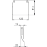 Держатель туалетной бумаги FRAP F504