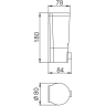 Диспенсер для жидкого мыла FRAP F406