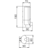 Диспенсер для жидкого мыла FRAP F407