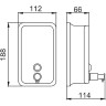 Дозатор для жидкого мыла FRAP F402 хром