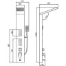 Душевая панель FRAP F24005-6 чёрный