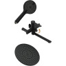 Душевая система FRAP H67-6 F2467-6 черный матовый