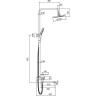 Душевая система FRAP H67 F2467 хром