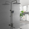 Душевая система FRAP H71-9 F2471-9 оружейная сталь