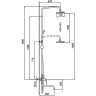 Душевая система FRAP F24002 хром