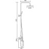 Душевая система FRAP F2418 хром