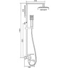 Душевая система FRAP F2420 хром