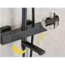 Душевая система FRAP F24007-6 с термостатом, черный