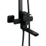 Душевая стойка со смесителем FRAP F24802-16 черный