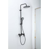 Душевая стойка со смесителем FRAP H201-6 F24201-6 черный