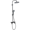 Душевая стойка со смесителем FRAP H201-6 F24201-6 черный