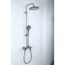 Душевая стойка со смесителем FRAP H201-9 F24201-9 оружейная сталь