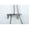 Душевая стойка со смесителем FRAP H201-9 F24201-9 оружейная сталь