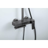 Душевая стойка со смесителем FRAP H202-9 F24202-9 Оружейная сталь