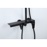 Душевая стойка со смесителем FRAP H203-9 F24203-6 черный