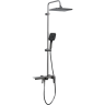 Душевая стойка со смесителем FRAP H203-9 F24203-9 оружейная сталь