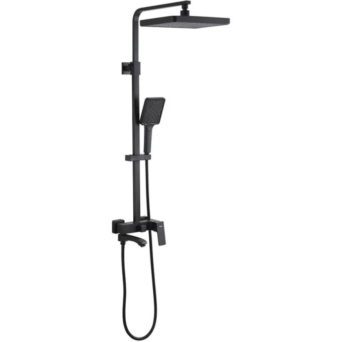 Душевая стойка со смесителем FRAP H76 F2476-6 черный