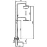 Душевая стойка со смесителем FRAP F2427 хром