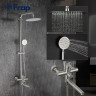 Душевая стойка со смесителем FRAP F24801 хром