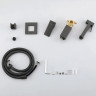 Гигиенический душ FRAP F7506 со смесителем оружейная сталь