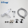 Гигиенический душ FRAP F2041-8 с настенным смесителем ф35, белый/хром