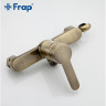 Гигиенический душ FRAP F2041-4 с настенным смесителем ф35, бронза