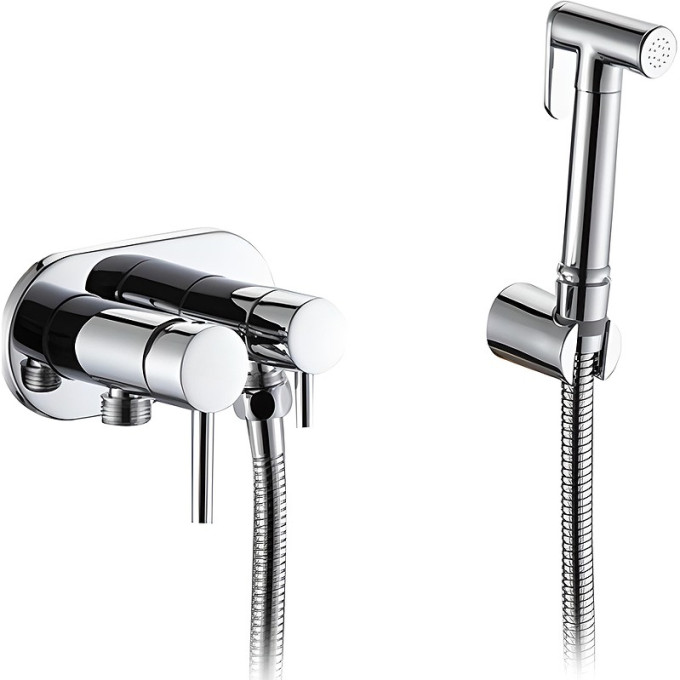 Гигиенический душ FRAP F7508 со смесителем, хром