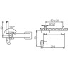 Гигиенический душ FRAP F7511 со смесителем, хром