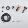 Гигиенический душ FRAP F7505-9 со смесителем оружейная сталь