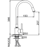 Корпус смесителя для кухни FRAP F40990