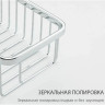Полка FRAP F353 с крючками, нержавейка/хром
