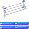 Полка FRAP F30124 с полотенцедержателем