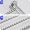 Полка FRAP F30124 с полотенцедержателем