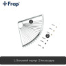 Полка FRAP F352 угловая, нержавейка/хром