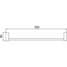 Полотенцедержатель FRAP F306 F30601-6