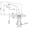 Сенсорный смеситель для раковины FRAP F513
