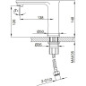 Сенсорный смеситель для раковины FRAP F514-1