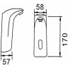 Сенсорный смеситель FRAP F511-1 хром