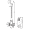 Слив-перелив для ванны автомат FRAP F68-29
