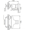 Смеситель для душа FRAP H01 F2001 Хром