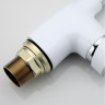 Смеситель для кухни FRAP F4453-02 F4453-03 белый ф35 гибкий излив