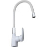 Смеситель для кухни FRAP F4453-02 F4453-03 белый ф35 гибкий излив
