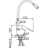 Смеситель для кухни FRAP H30-4 F4330-4 бронза Ф40